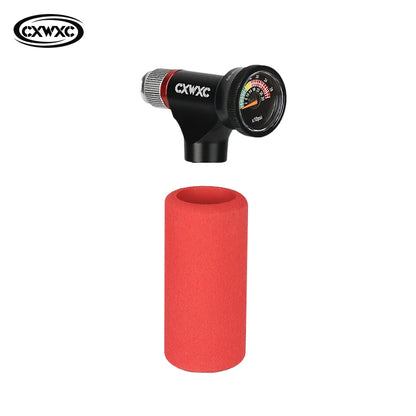 130PSI Mini Bike Pump CXWXC CO2 Tyre Inflator MTB Road Bicycle Alloy