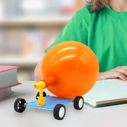 Balloon Powered Car 3D Puzzle Science Experiment Toy for Kids DIY Racer