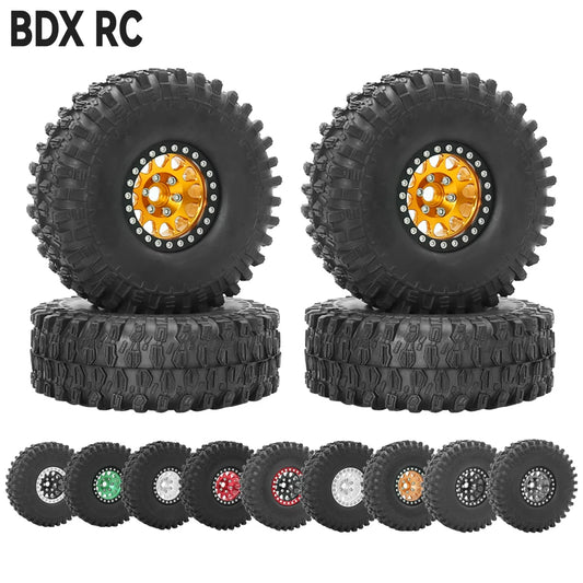Beadlock Wheel 1.9 Metal Rim for 1/10 RC Crawler Axial SCX10 TRX-4 Redcat