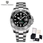 PAGANI Design PD-1662 Men’s Automatic Watch Stainless Steel Ceramic Bezel Waterproof