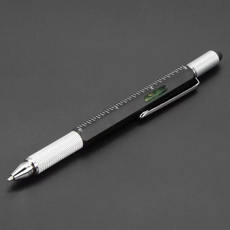 7-in-1 Multifunctional Pen Touch Screen Stylus with Screwdriver Ruler Level