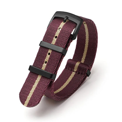 Nylon Watch Strap 24mm for Omega Seiko Mens Canvas Sport Band