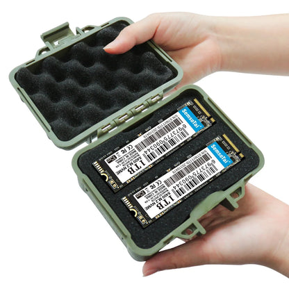 Plastic Anti-Shock Foam Box for Outdoor Storage of Fragile Items & Small Electronics