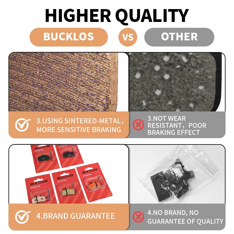 Sintered Metal Disc Brake Pads for Shimano D02S N03A MTB Road