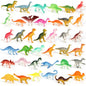 39Pcs Mini Dinosaur Figures Toys Realistic Plastic Simulation for Kids