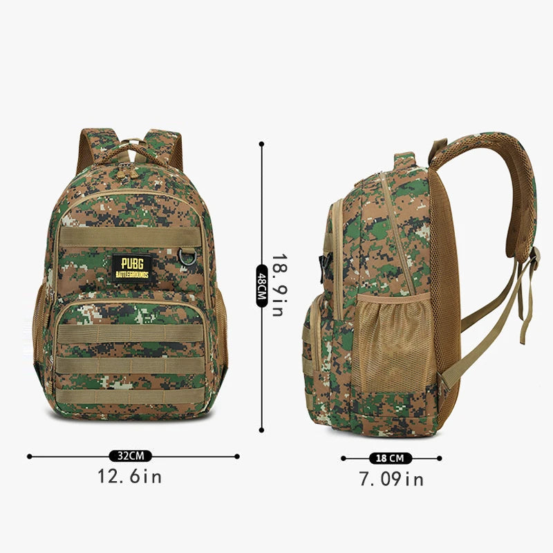 Large Capacity Tactical Backpack Camouflage Hiking Rucksack Outdoor Bag
