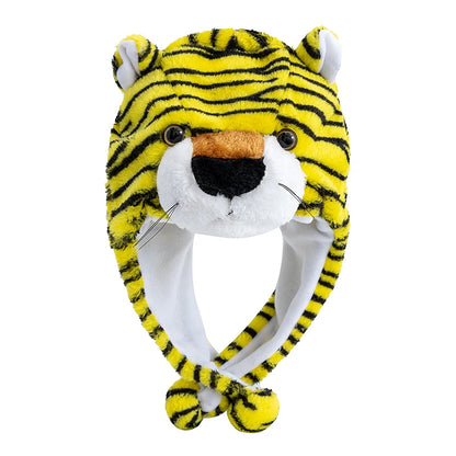 Unisex Funny Bulls Head 3D Animal Decorative Hat Winter Cap for Adults