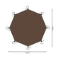 4.1x4.1m Large Waterproof Camping Ground Sheet Picnic Beach Mat