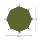 4.1x4.1m Large Waterproof Camping Ground Sheet Picnic Beach Mat