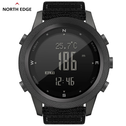EXPROTAS Digital Watch Men Sports Altimeter Compass Barometer WR50M Outdoor