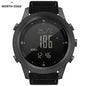 EXPROTAS Digital Watch Men Sports Altimeter Compass Barometer WR50M Outdoor