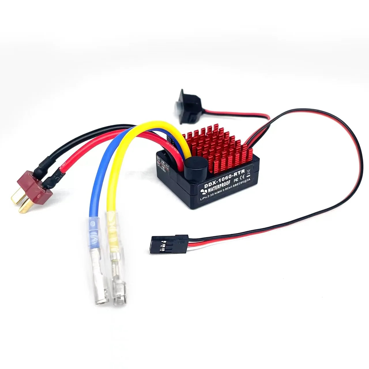 1060 60A Speed Controller Waterproof ESC for 1/10 RC Car Axial TRX4 TRX6