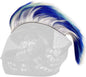 Hawks Mohawk Outdoor Hair Sticker Wigs for Motorcycle Bicycle Accessories