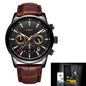 LIGE Watches Men 2024 Top Brand Luxury Casual Leather Quartz Men Watch Man Business Clock Male Sport Waterproof Date Chronograph-EXPROTAS