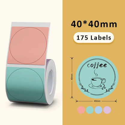 Self-adhesive Paper Waterproof Stickers for Christmas Labels - 40x20mm