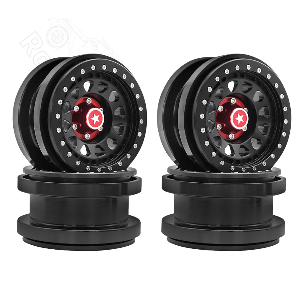 1/6 RC Crawler CNC Aluminum 2.9" Beadlock Wheel for Axial SCX6 - EXPROTAS