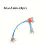 Blue Stainless Steel Fishing Leader Rigs with Snap Saltwater Wire Trace Tackle