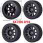 1/10 RC Wheels & Tires Set 12mm Hex On-Road Drift/Rally for Tamiya TT-02 Compatible Chassis
