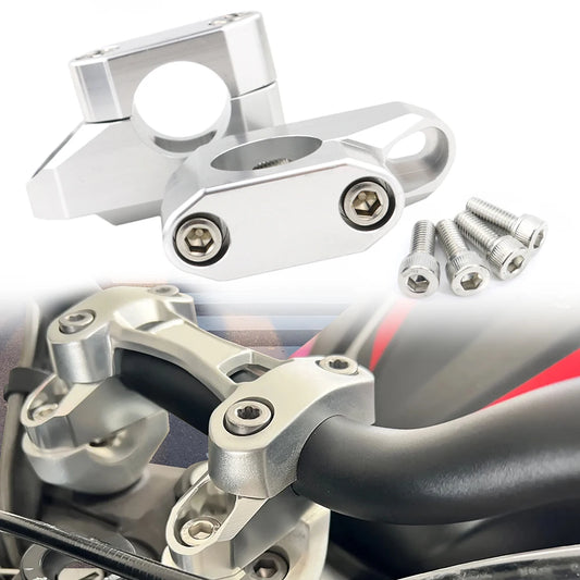 Fit For Triumph Speed Triple 1050 i Street Triple  R/S 675/R Street Triple RS Handlebar Risers Back Moved Fat Bar Mount Riser-EXPROTAS