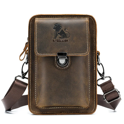 EXPROTAS Phone Waist Bag Crossbody Shoulder Bag for Men