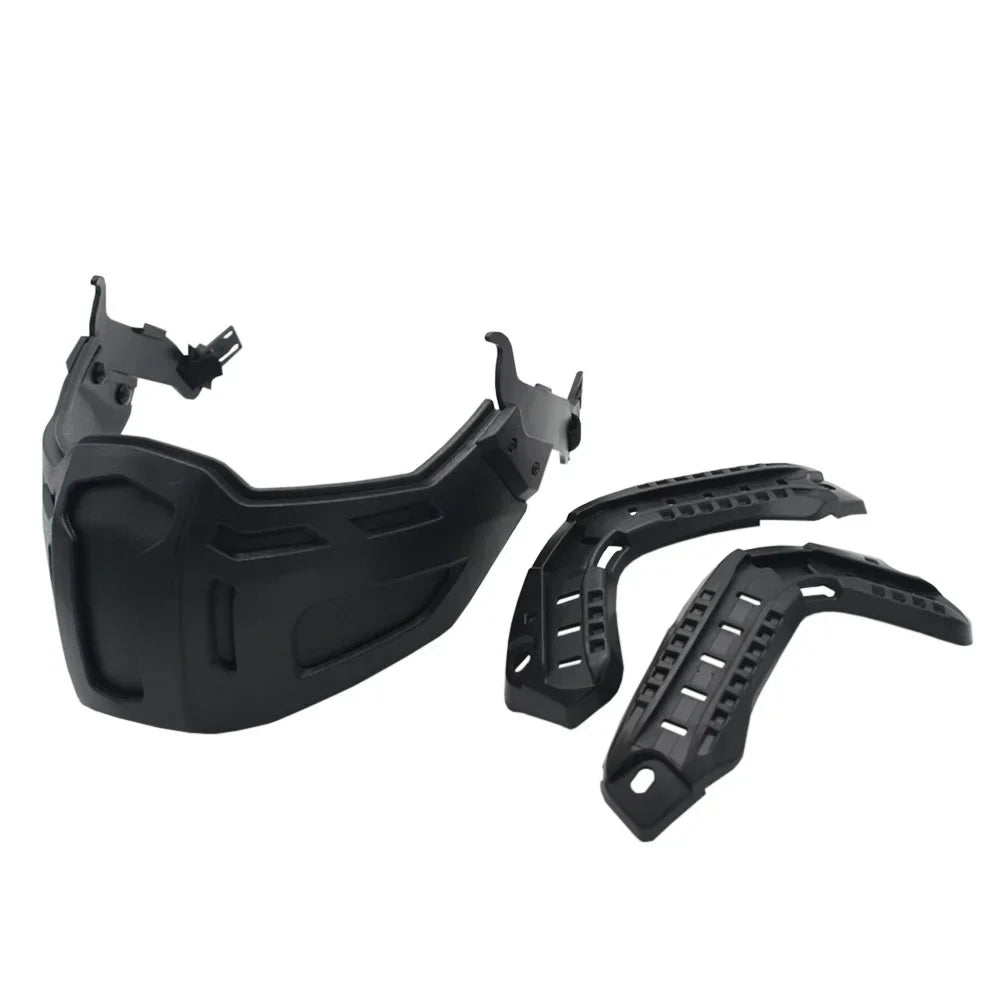 Tactical FAST Helmet w/ Flip Goggles & Half Face Mask Airsoft Paintball