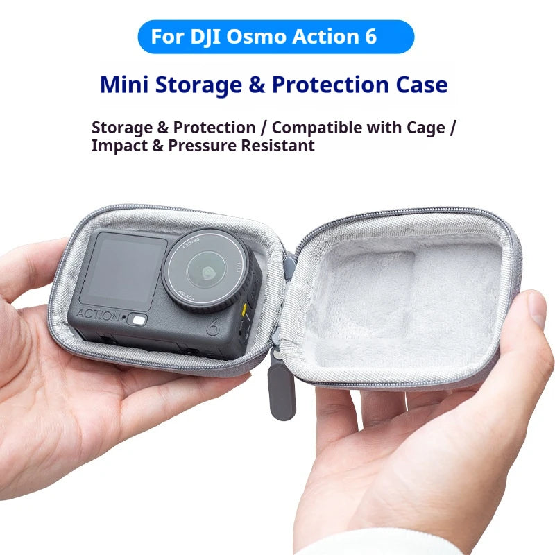 Storage Bag for DJI Osmo Action 6 Portable Carrying Case Waterproof
