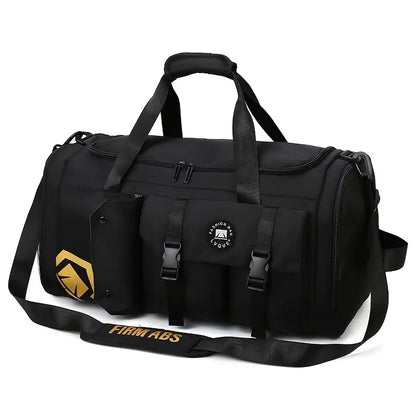 Large Travel Gym Backpack w/ Wet Dry Separation & Shoe Compartment Bag