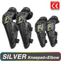 Motorcycle Knee Pad Elbow Protective Combo Knee Protector Equipment Gear Outdoor Sport Motocross Knee Pad Ventilate Four Seasons