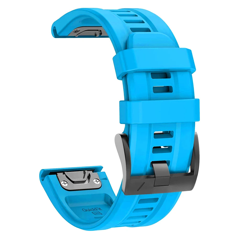 Silicone Strap for Garmin Fenix 7 7X 6X Pro 22mm 26mm Watch Band