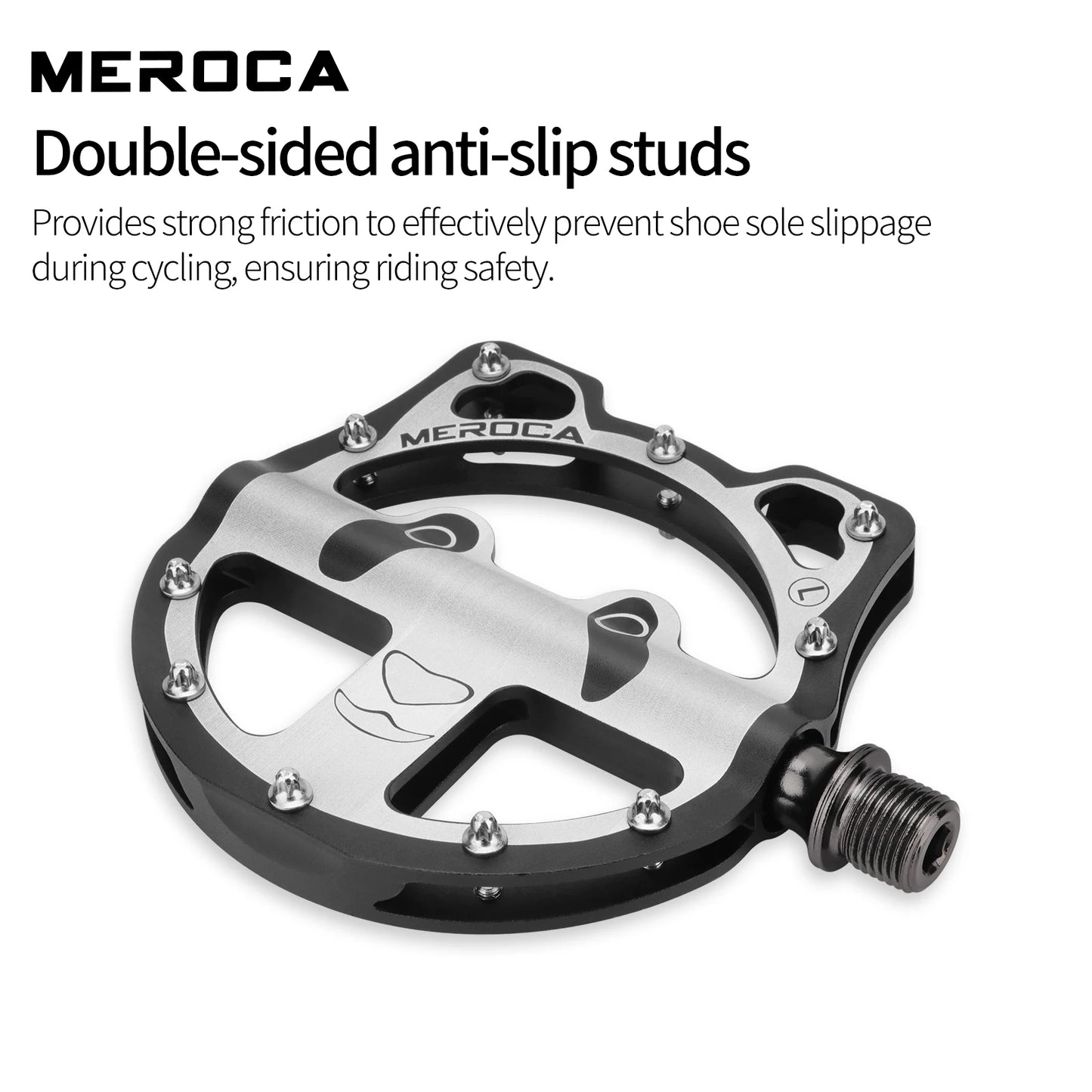 GOLDIX Cartoon Panda Bike Pedals 3 Bearing Alloy Non-Slip Folding MTB Road