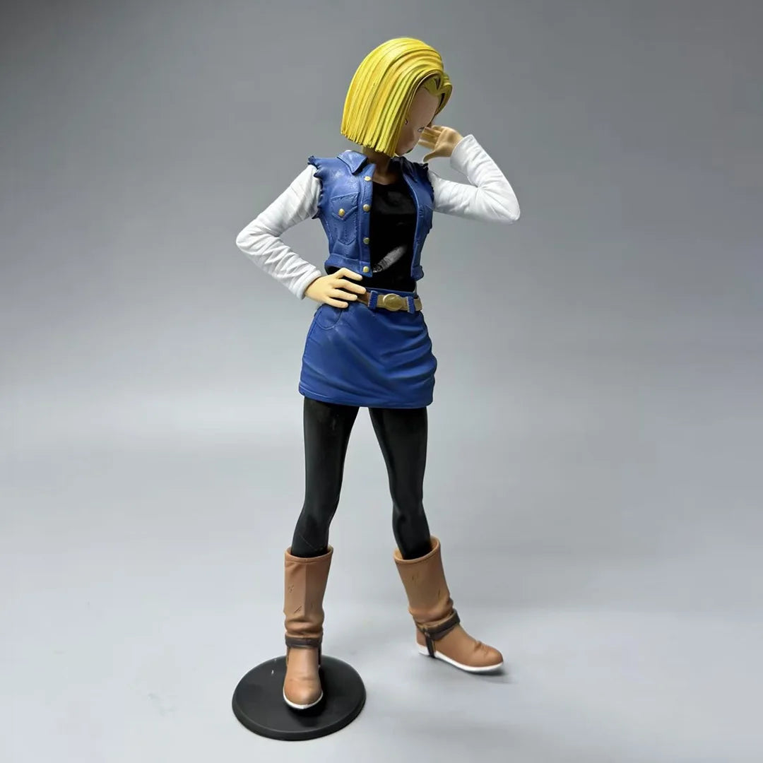 26cm Dragon Ball Z Android 18 Figure PVC Anime Action Statue Model Toy