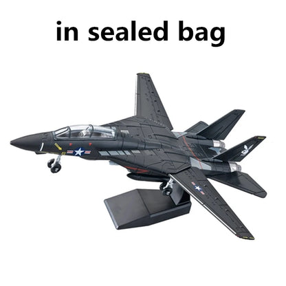 Military Building Blocks Fighter Aircraft A-10 F14 Model Toy for Boys