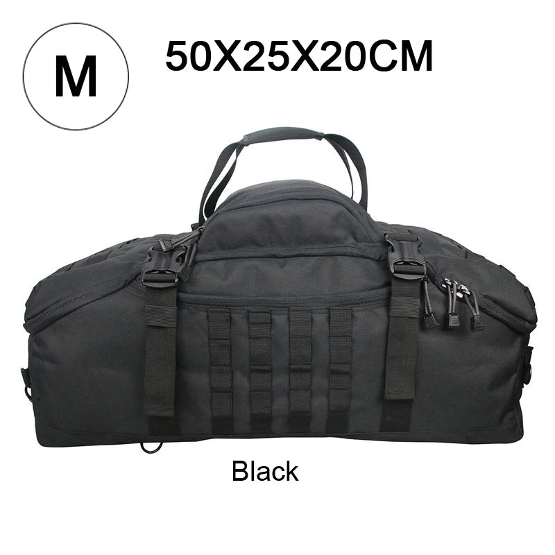 Gym Duffel Bag 80L Tactical Backpack Unisex Camping Hiking Rucksack