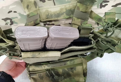 MK4 Micro Chest Rig w/ 5.56 Mag Pouch Tactical Vest Camo Airsoft Carrier