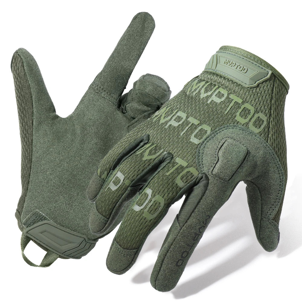 Tactical Full Finger Gloves Touch Screen Airsoft Military Combat Shooting Gear