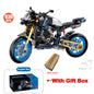 Technical Motorcycle Building Blocks Harley-Style Motorbike Racer Model Toy Gift