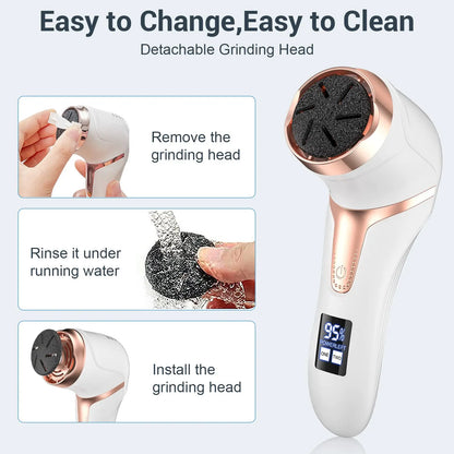 Electric Pedicure Machine Callus Remover Foot Grinder Dead Skin Removal Tool Pro