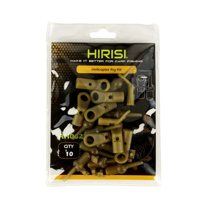 10Set Carp Fishing Drop Run Off Ring Rubber Beads Chod Helicopter Tackle