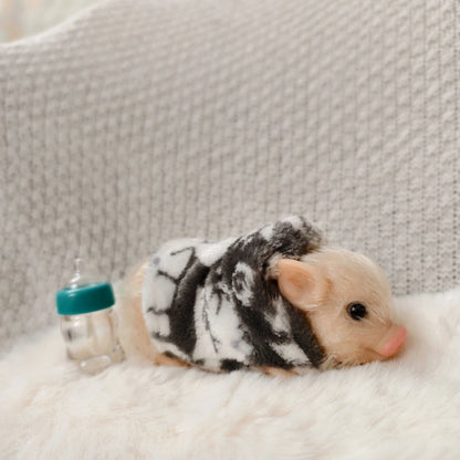 5 Inch Silicone Piglet Cute Realistic Mini Animal Doll Toy