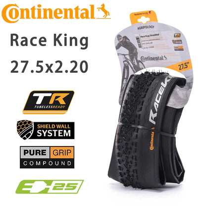 Continental Race King MTB Tire | 29x2.0/2.2 Tubeless Folding 29in 29er TLR
