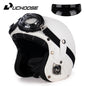 Uchoose Retro Motorcycle Helmet Open Face Chopper ABS Material Vintage