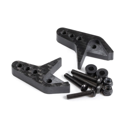 HooCrawler Carbon Rear Upper Link Riser Single Dual 1/10 RC Capra F9 Portal Axle