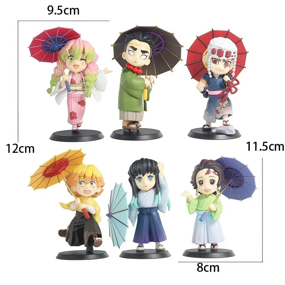 Blind Box Demon Slayer Figures Tanjiro Nezuko Kamado Anime Collectibles