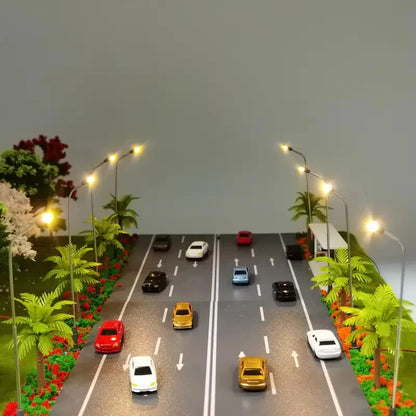 5PCS Miniature Street Lamp LED Model 3V Road Light for Diorama Layout