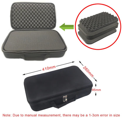 DIY Foam Hard Carry Case Storage Box Travel Zipper Bag Tool Accessories Camera