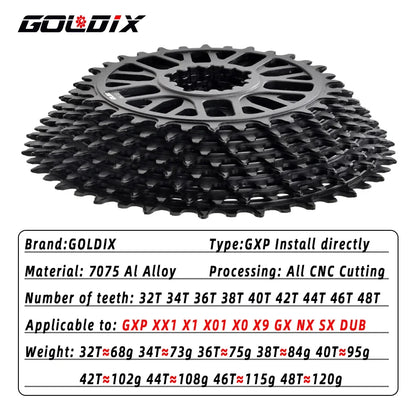 Goldix Direct Mount Chainring Ultralight CNC for MTB Road 2025