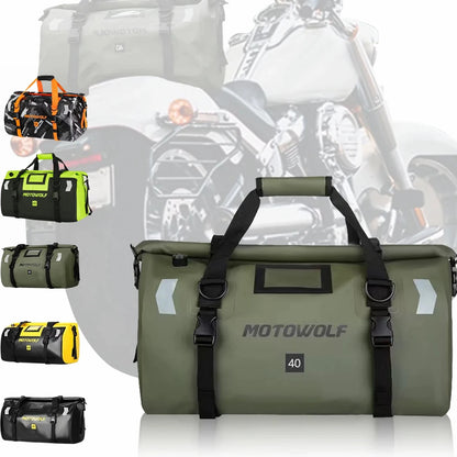 Universal Motorcycle Waterproof Tail Bags Back Seat Bags Cycling Camping Travel Bag Motorbike Scooter Sport Luggage Pack 66L 40L-EXPROTAS