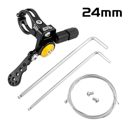 MTB Dropper Remote Lever for 22.2mm Aluminum Seatpost Bike Housing