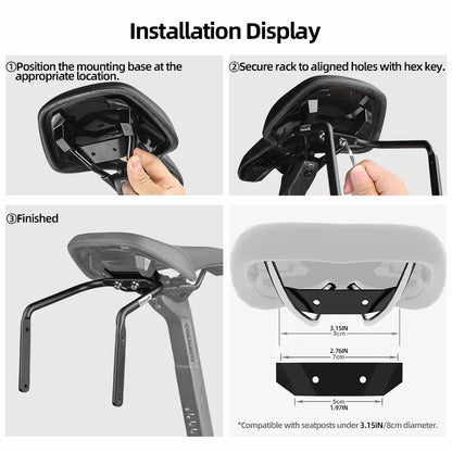 Rhinowalk Waterproof Bicycle Saddle Bag with Stabilizer Set 13L Large Capacity