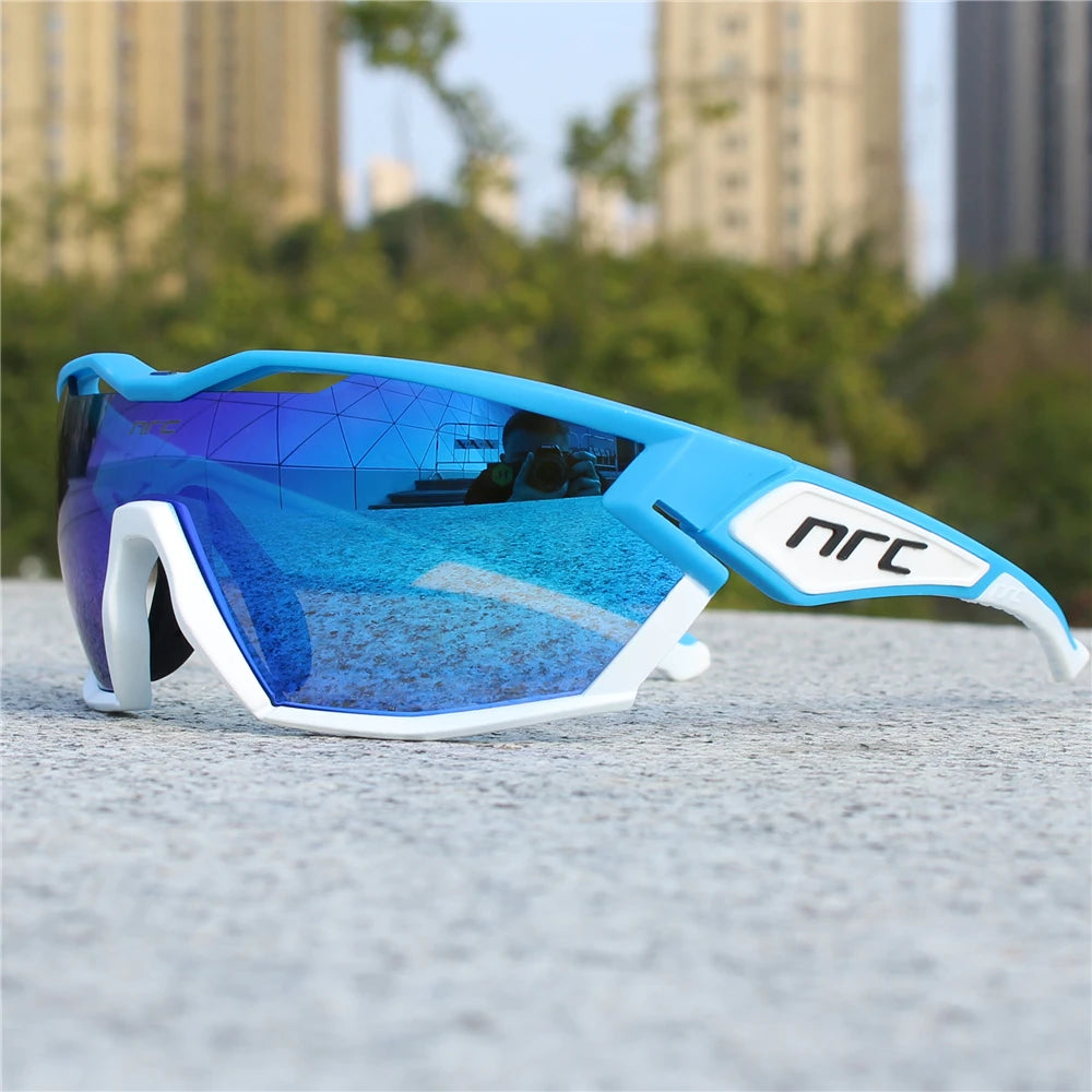 NRC X2 Pride 3 Lens Cycling Glasses MTB Road Bike Sports Sunglasses Men Women